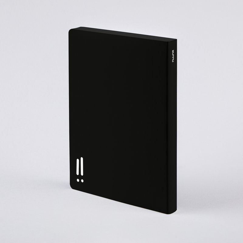 Exprimez-vous - Graphique L | Carnet A5+ | Journal pointillé | Points de 3,5 mm | 256 pages numérotées | Papier Premium 120g | cuir recyclé | produit de manière durable en Allemagne