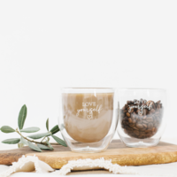 Thermo glasses set "Love yourself" 250ml