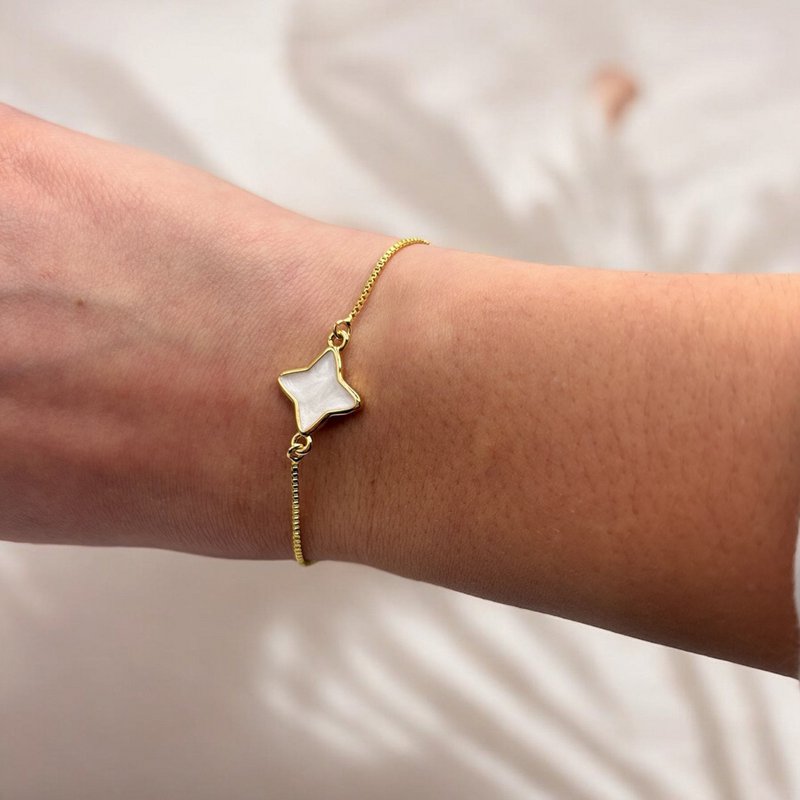 VELIA – Armband mit vergoldetem Stern