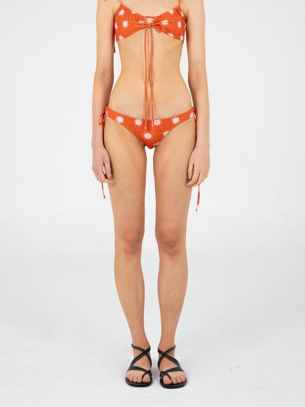 Bas de bikini imprimé soleil Illusion