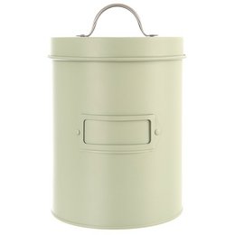 Lagerbehälter Metall grünlich 2,2 l