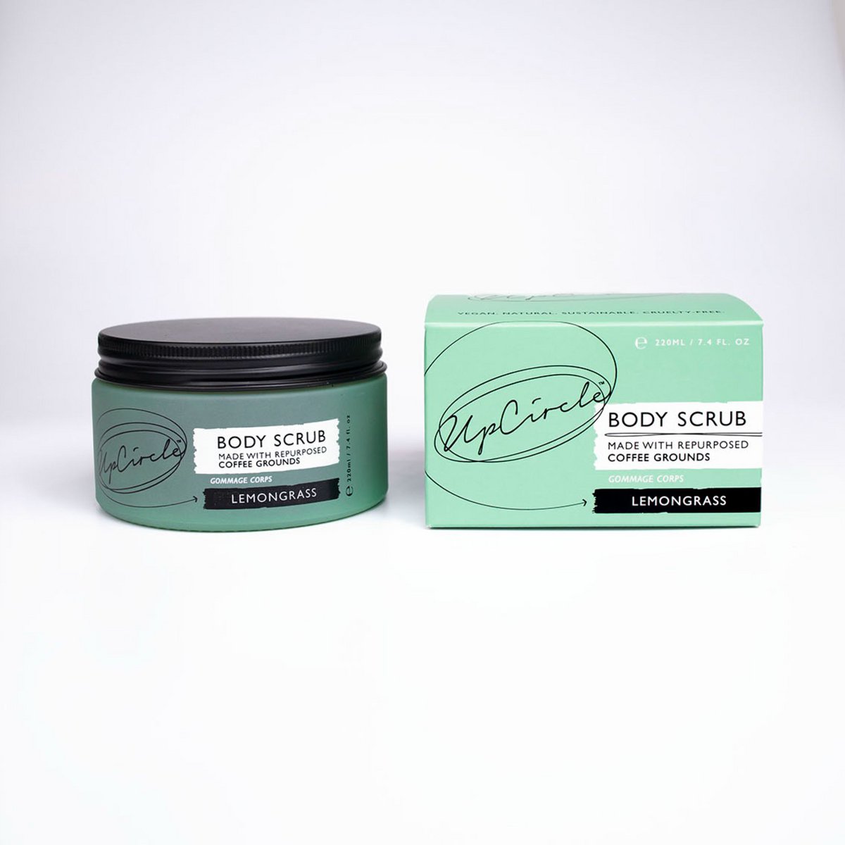 Peeling do ciała Trawa Cytrynowa z Kawą + Masłem Shea