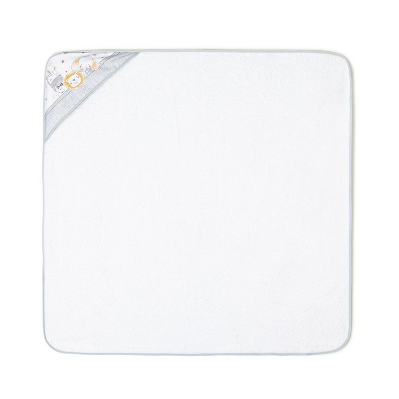 SET TOALLA DE BAÑO + DOU-DOU - MOD. ERIZO - GRIS