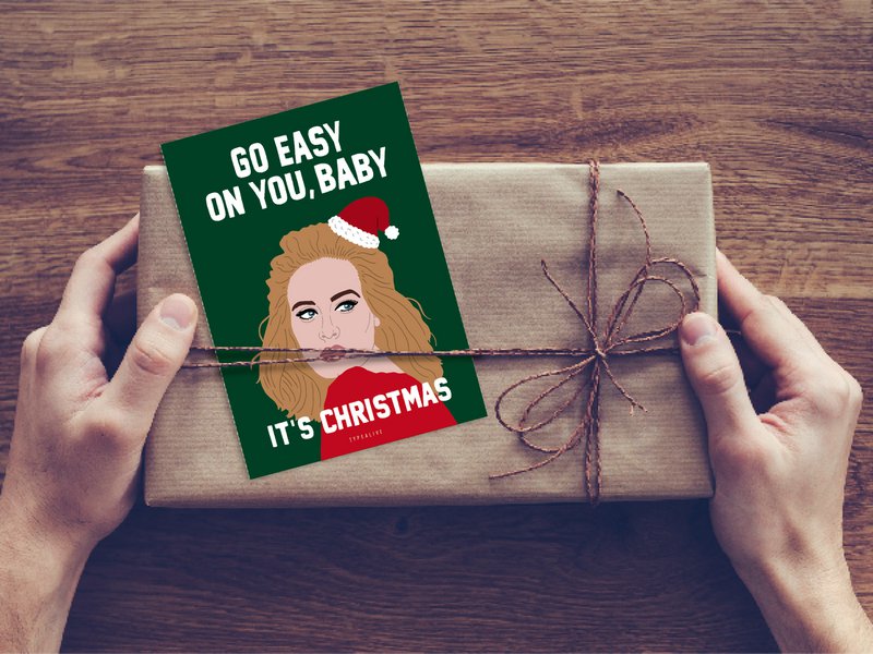 Postkarte / Easy It's Christmas