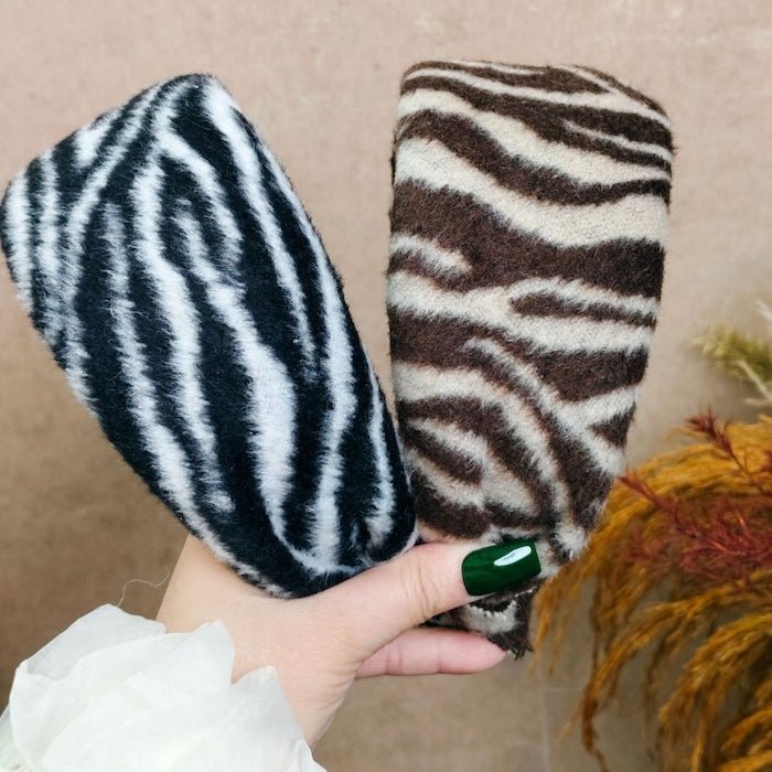 Hoofdband met zebraprint