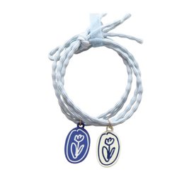 Haarelastiekjes Armband - Bloemen