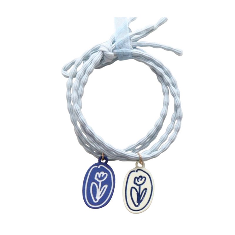 Haarelastiekjes Armband - Bloemen