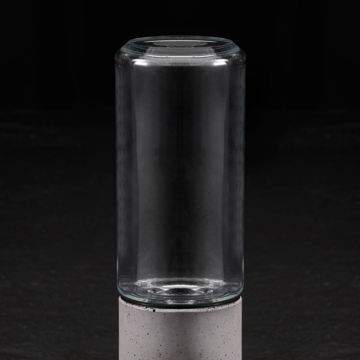 Precision+ Stemless Regent Concrete Pepper and Salt Mill Set 18cm