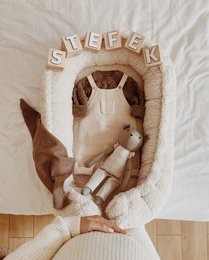 ALL TEDDY babynest / boucle babynest - 2 farver