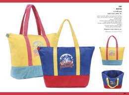 TROPICAL PARADISE SPONGE BEACH BAG assorterede farver