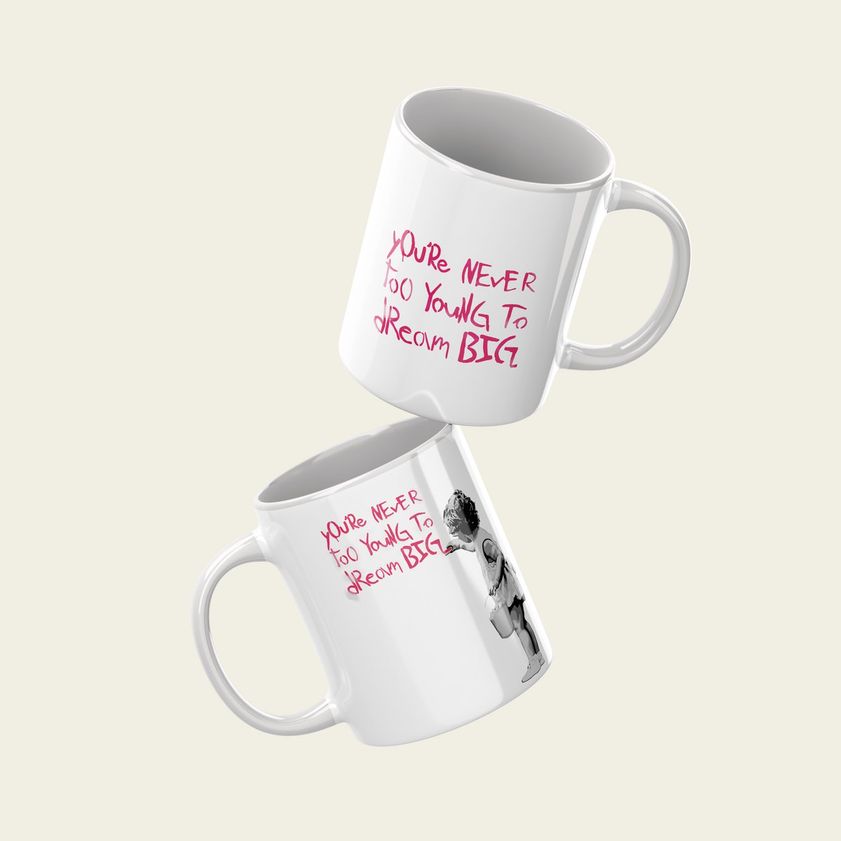 Tasse en céramique Banksy 325 ml - Rêvez grand