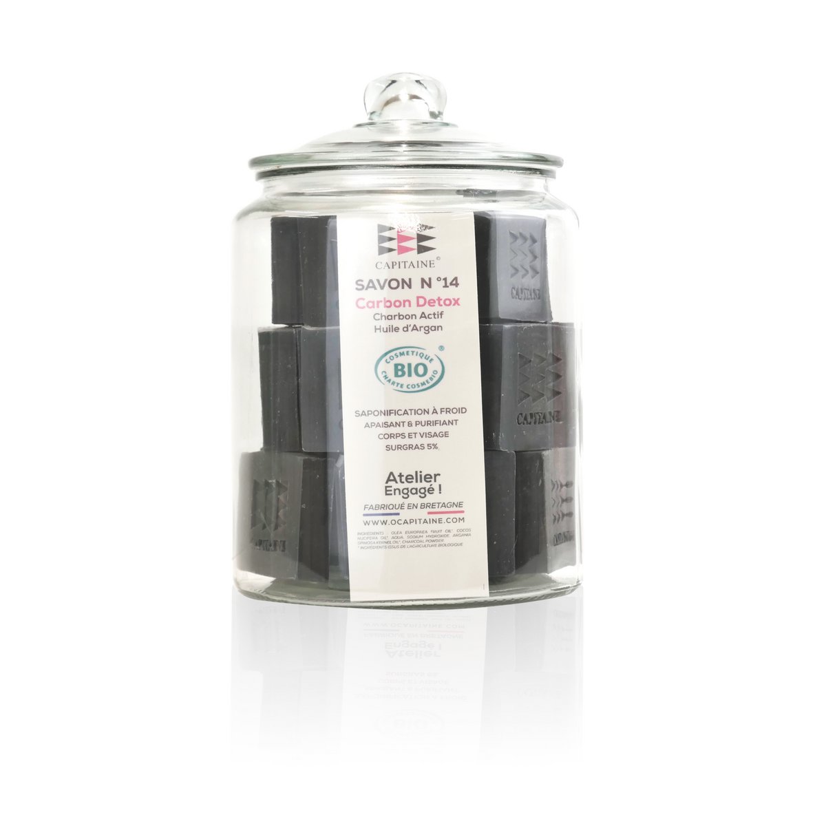 Jar Soap Bio Carbon Detox - Zuiverend - 30 x 100 g