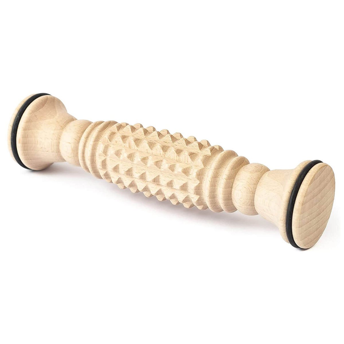 Masajeador de pies Herramienta de masaje para pies Rodillo de madera 20 x 5 cm