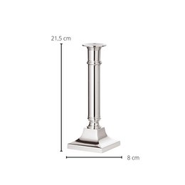 EDZARD candlestick Kent candlestick, silver-plated, tarnish-resistant, height 21 cm