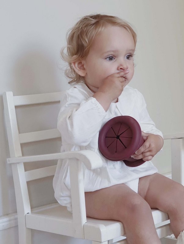 Romper lniany z bawełny – okrągły kołnierz – kość słoniowa