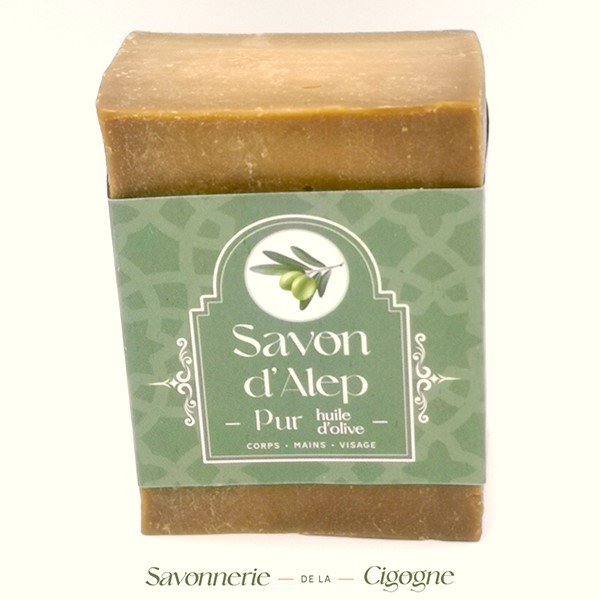 Savon Alep pur huile d'olive 200g
