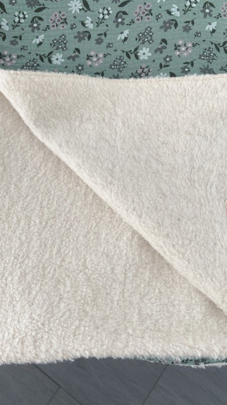Baby Organic Plush Blanket Green