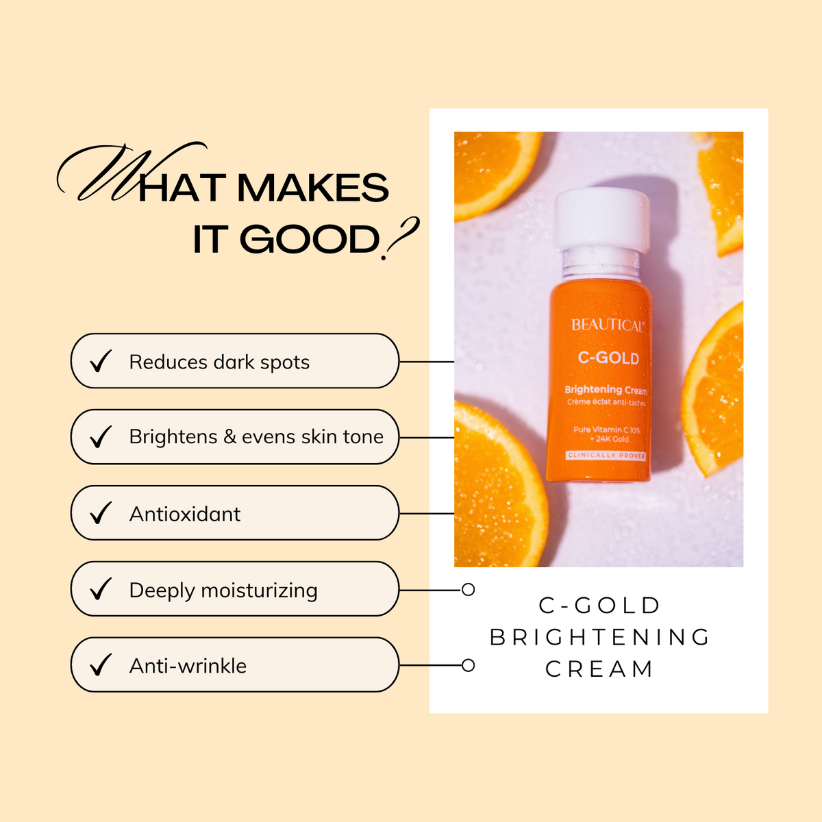 Crema Iluminadora C-GOLD