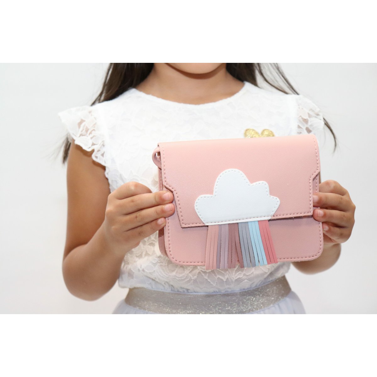 Bolso arcoiris rosa