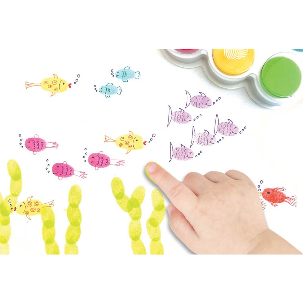 Pack 6 Fingerstempelkissen