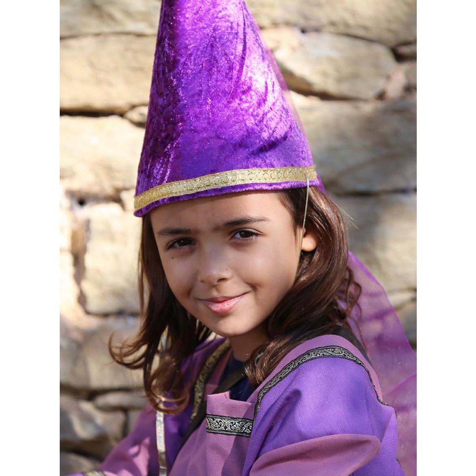 FAIRY CONE KROWN SAMT LILA - ST396