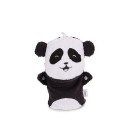 Soft, plush panda-themed washcloth with a cute panda face design. Made of 100% cotton for gentle cleansing.