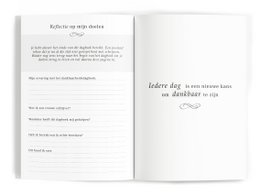 Fyllbooks Diary for Gratitude - Lniany kremowy ze złotą folią