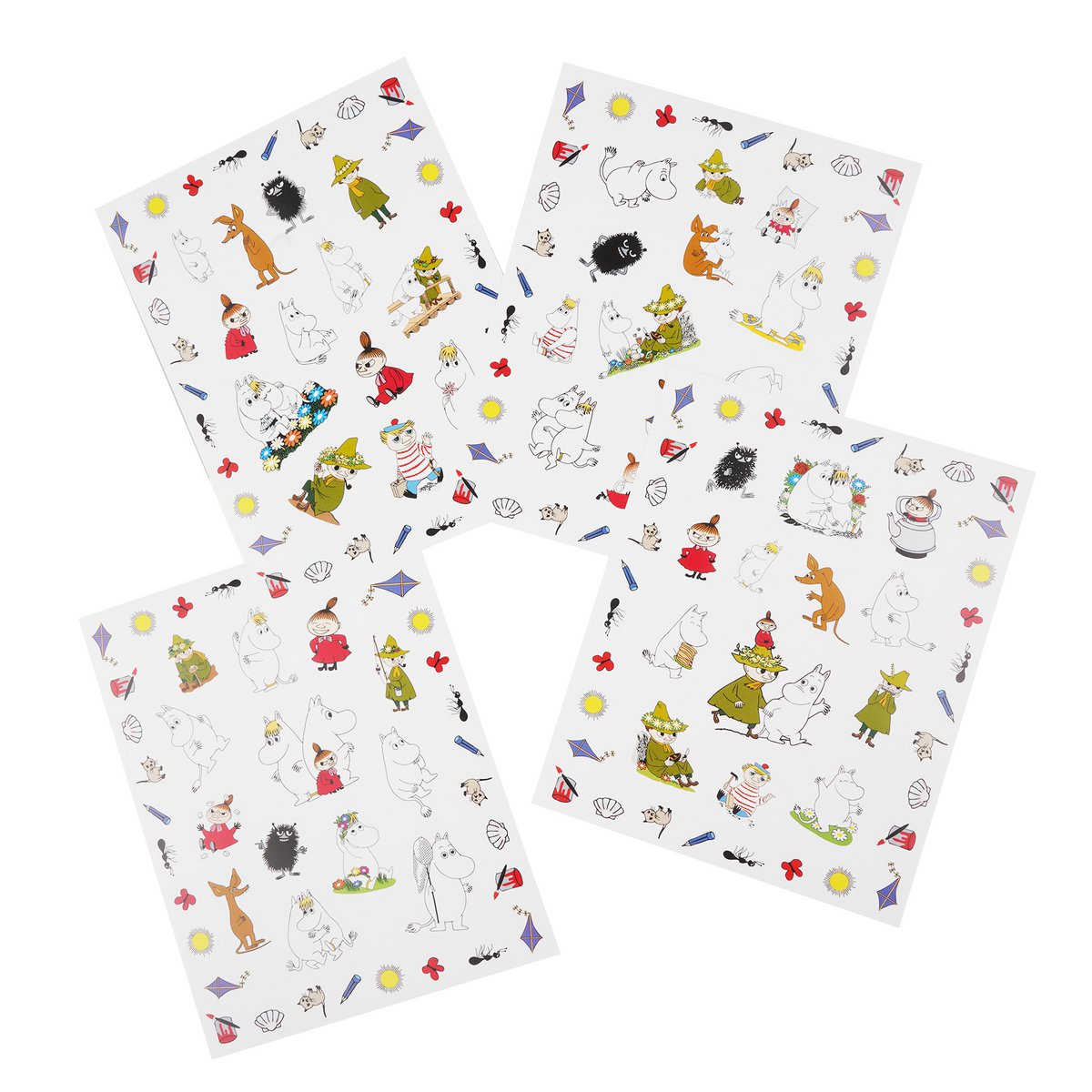 Moomin - Stickers - Moomin en vrienden