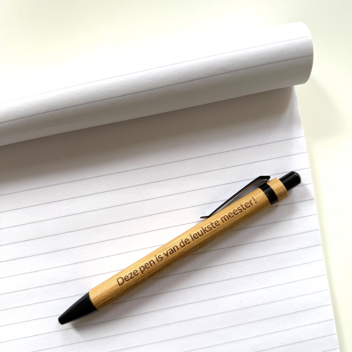 Holzbambusstifte "Dieser Stift ist vom schönsten Meister!"