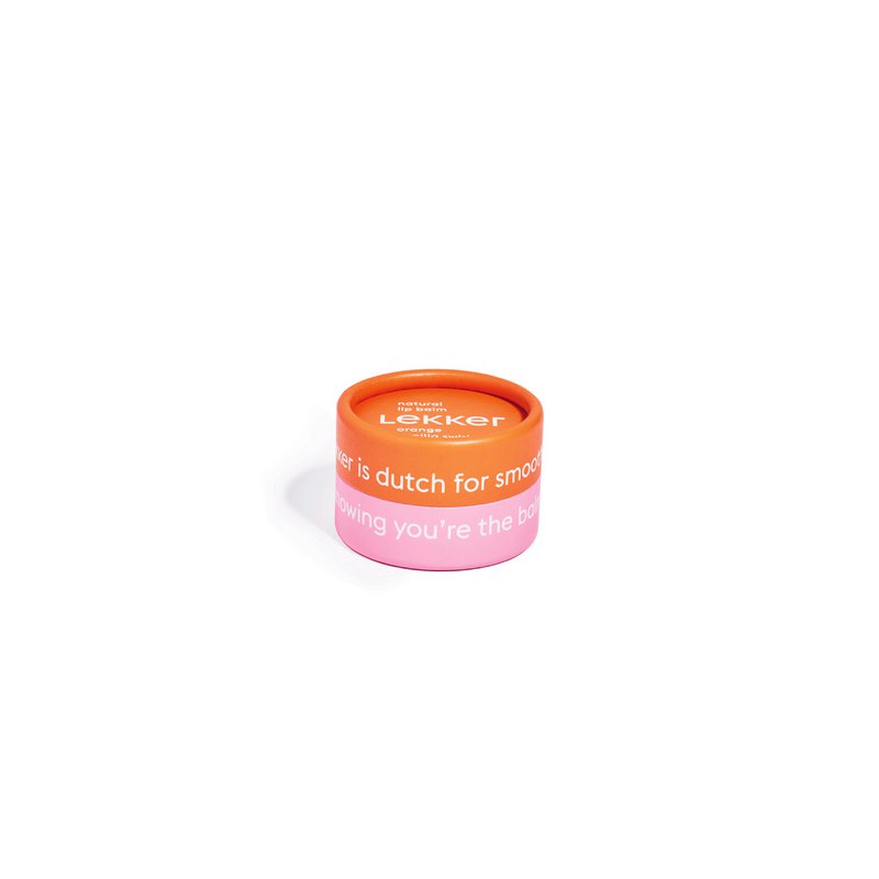 Lip balm - orange vanilla swirl (x8)