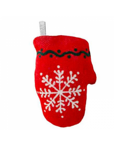 Glove with snowflakes