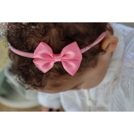 Serre-tête nylon regular mini satin