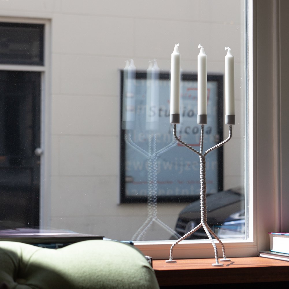TWISTED CANDLEHOLDER