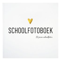 School photo fill-in book - 12 years of school photos