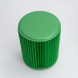 Concertina Papierhocker - Grün