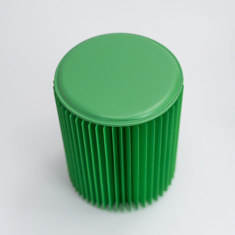 Concertina Papierhocker - Grün