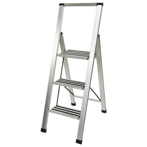 ALUMINUM LADDER 3 STEPS 44.5X5.4X126.5CM LL84566