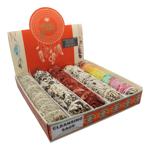 Native Soul Sage Smudge Display voor reinigingsrituelen