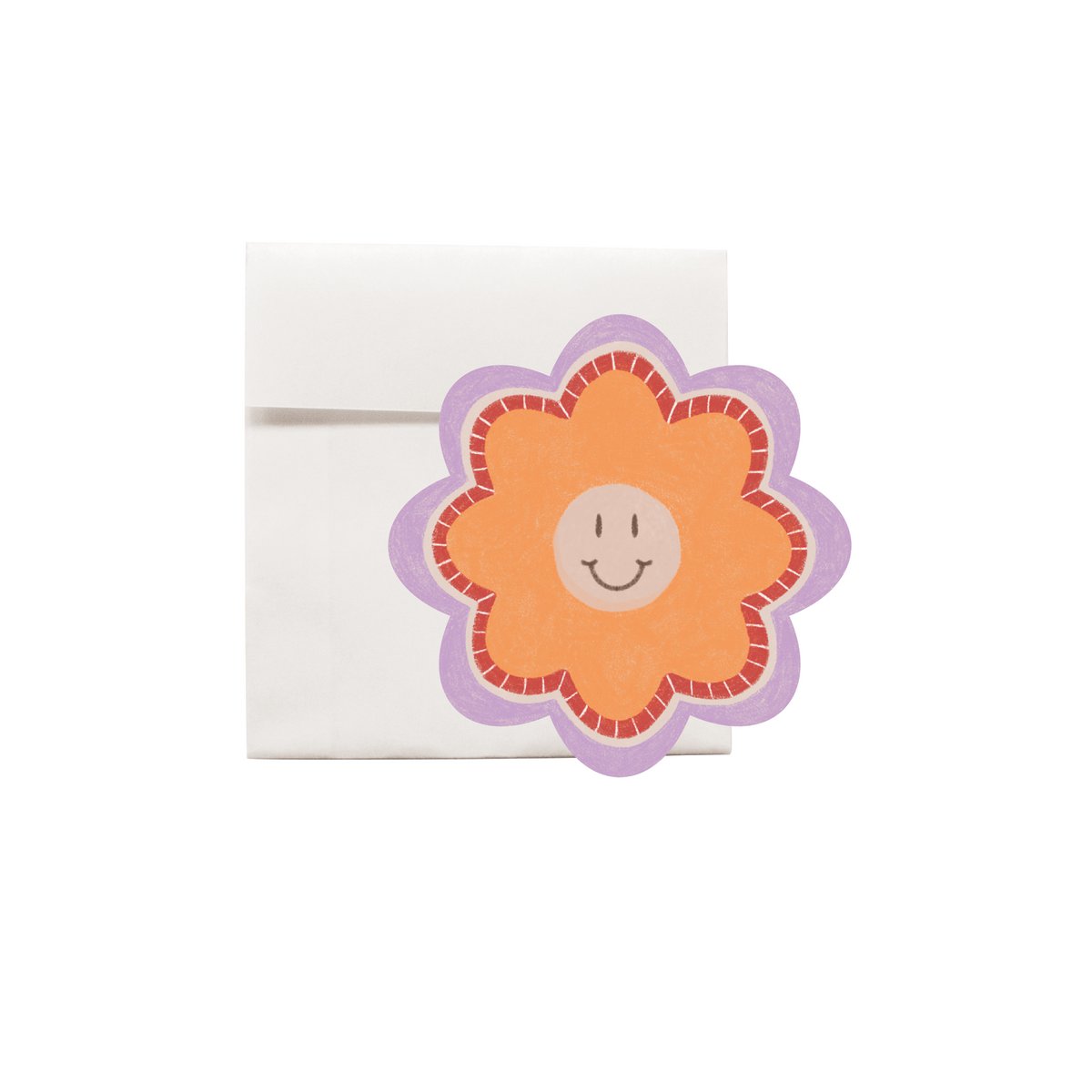 Les mini fleurs de carte de voeux meurent