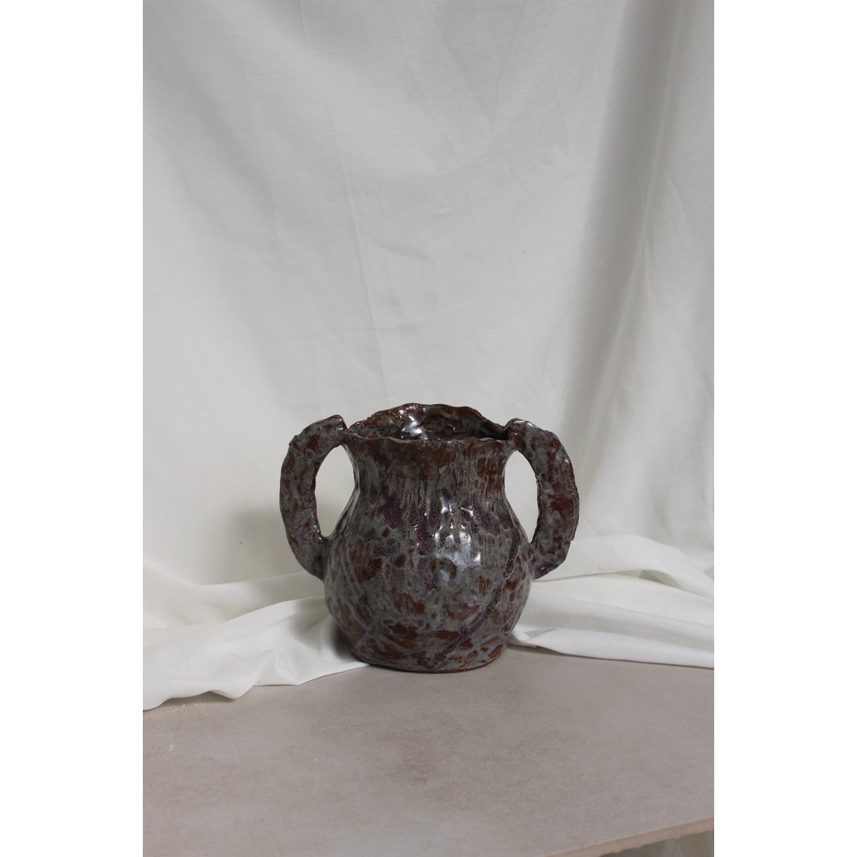 Big Rustic Handmade Ceramic Vase