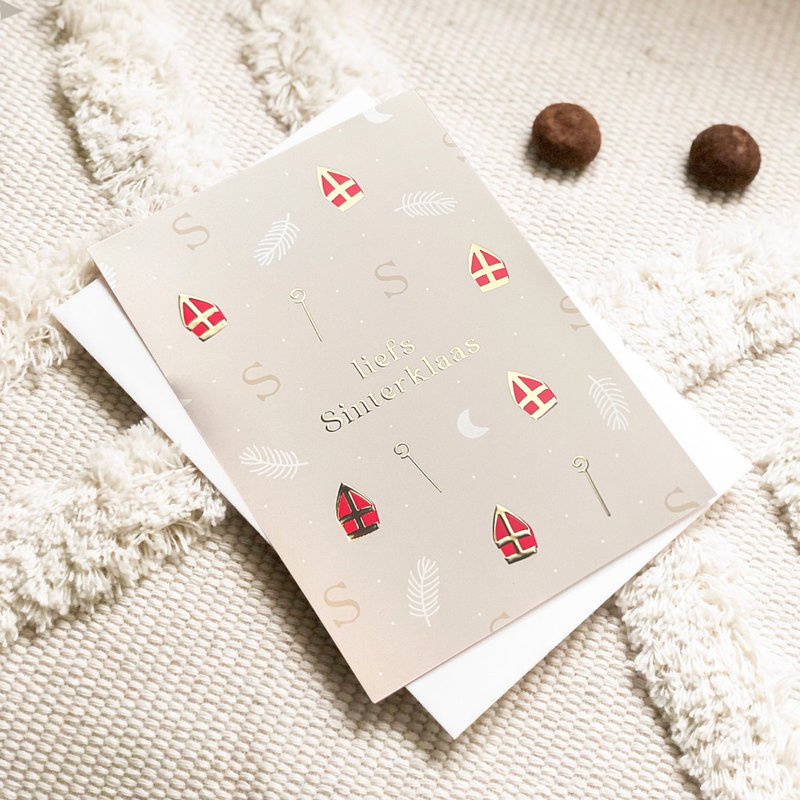 Carta Sinterklaas | Lamina d'oro