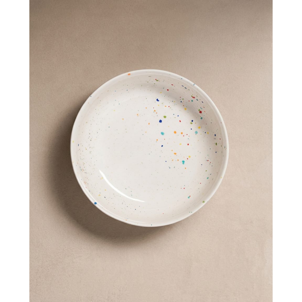 New Party Low Pasta Plate 23cm - Mix 6 Pieces