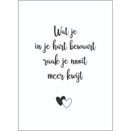 Kort Hvad du har i dit hjerte