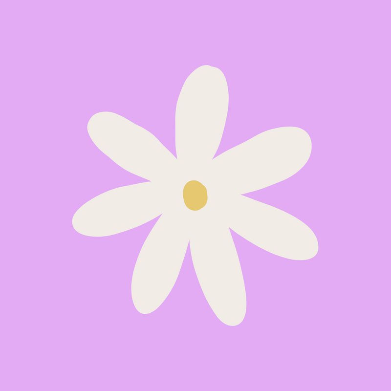 Forex tile 10x10cm - cheerful flower - %23101030467