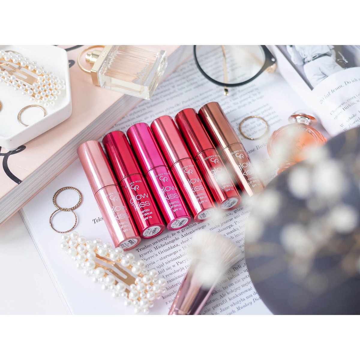 Balsamo labbra colorato Glow Kiss