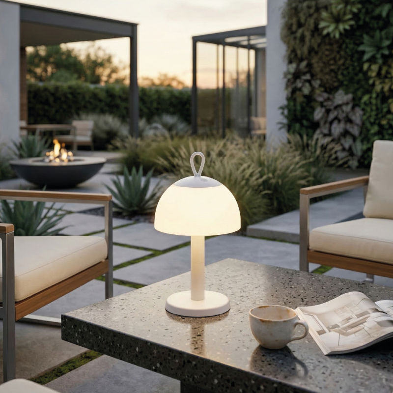 Table lamp Lesbos 3-in-1 Black