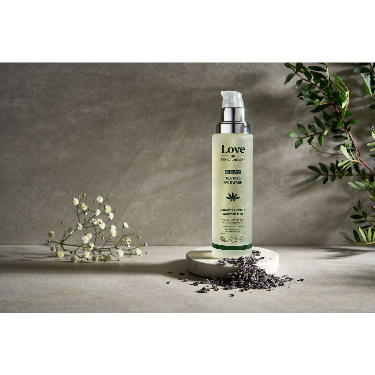 Love Ethical Beauty - Skin Zen Balance Tea Tree Face Wash