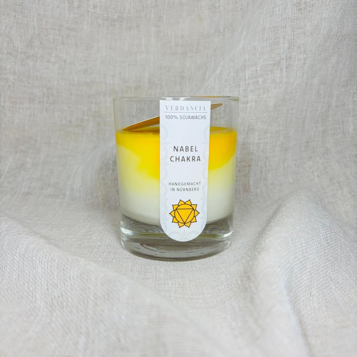 Chakra du nombril | Bougie parfumée cire de soja - méditation - relaxante - bougie chakra plexus solaire (jaune)