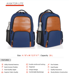 Aviator Lite rygsæk
