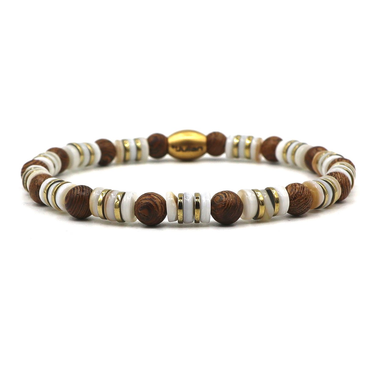 Enam Tiga naturel (zilver of goud)